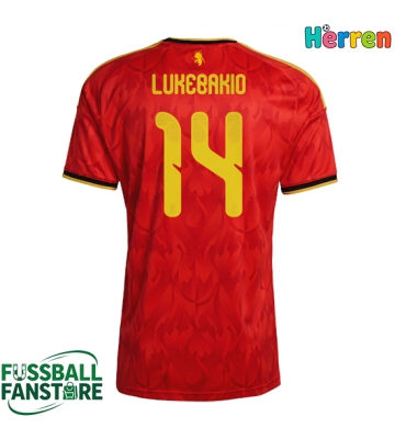 Belgien Dodi Lukebakio #14 Replik Heimtrikot WM 2026 Kurzarm